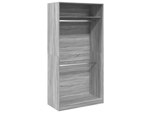 Garde-robe, armoire de rangement sonoma gris 100x50x200 cm bois d'ingénierie shl67099