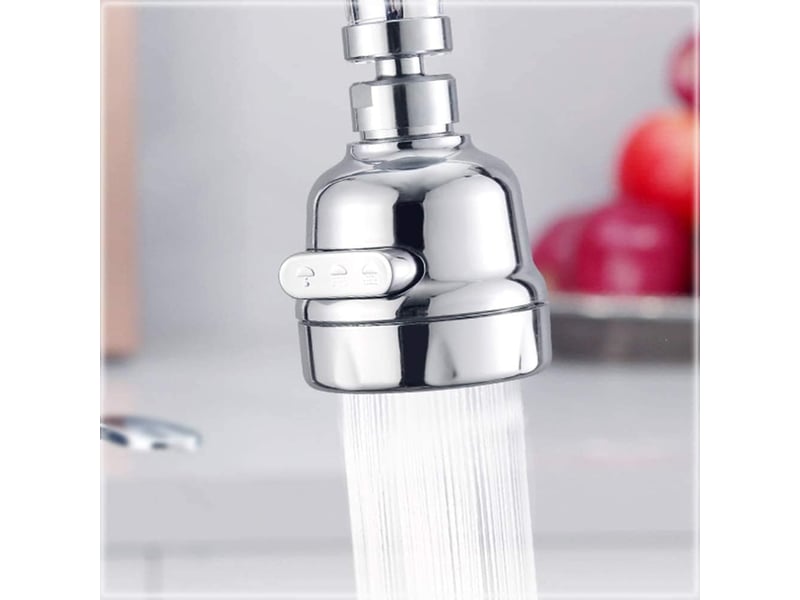  Robinet cuisine aérateur rotatif jetbreaker, modes anti-éclaboussures filtre  - Conforama E