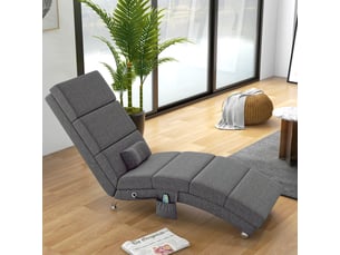 Fauteuil relax manuel  <strong></strong> Tissu gris