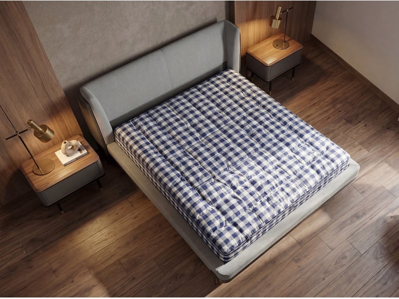 Matelas hybride en latex naturel avec mini ressorts ensachés cooltex 160x200  - Conforama D