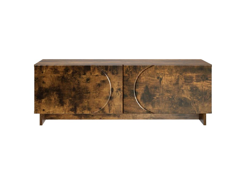  Table basse - table de salon - table à thé chêne fumé 102 x 50,5 x 35 cm bois composite  - Conforama D