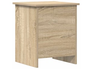Coffre de rangement avec stockage chêne sonoma 40x40x50 cm