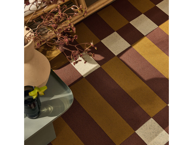  Tapis extérieur quadrillage - riveira marron 200x290  - Conforama E