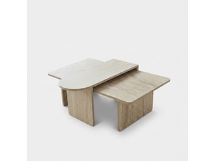Table basse  coloris beige AHD AMAZING HOME DESIGN 