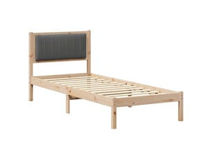 Lit simple 80x200 cm    coloris marron