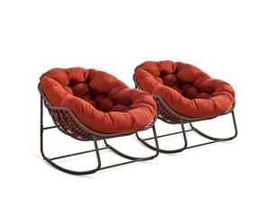 Fauteuil fixe   Coton / Polyester orange
