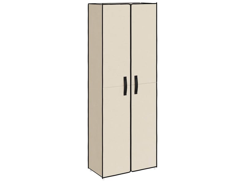  Meuble à chaussure, armoire à chaussures crème 60x30x166 cm tissu  - Conforama A