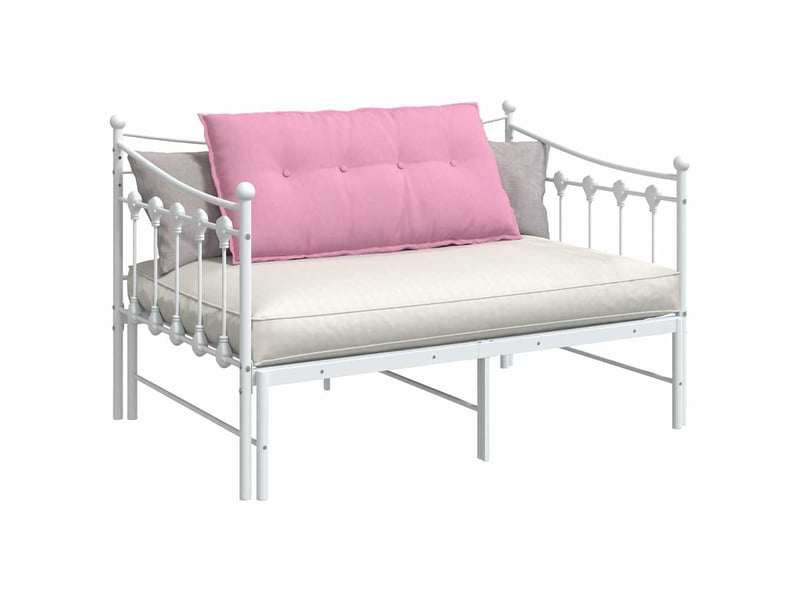 Coussin de dos, coussin de dossier rose 100 x 19 x 50 cm tissu cf54961 - Conforama C