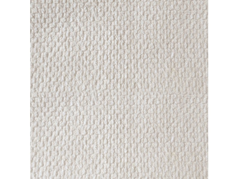  Canapé panoramique en u 5 places en tissu lin blanc beige, 245x155x83 cm  - Conforama R