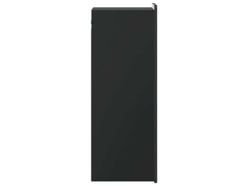  Armoire murale salon, meuble de rangement noir 33 x 34,5 x 94 cm bois d'ingénierie  - Conforama E