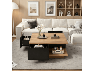 Table basse  coloris bois foncé <strong></strong> <strong></strong>