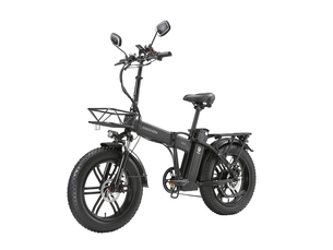 Vélo électrique pliant sinohon aw20, freins hydrauliques, 20 fat bike, noir