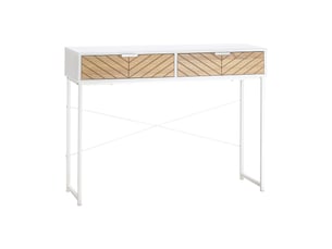 Console 2 tiroir(s)  coloris blanc <strong></strong> <strong></strong>