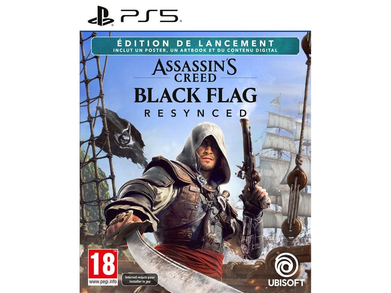  Jeu assassin's creed black flag resynced launch edition ubisoft playstation 5 1-15941806 - Conforama A