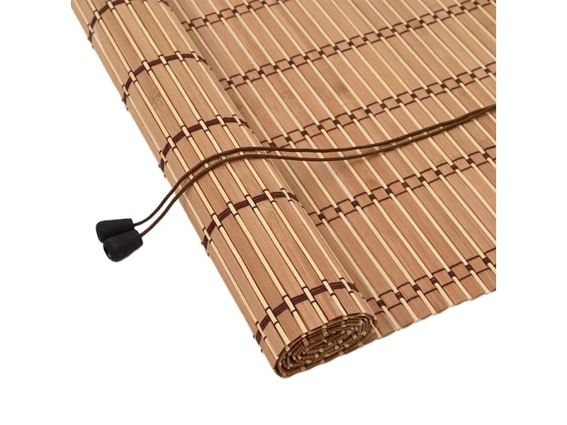  Store enrouleur - rideau enrouleur nature 150 x 220 cm bambou  - Conforama A