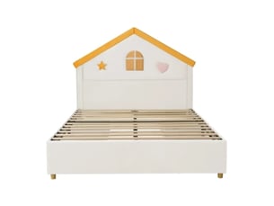 Lit bébé 140x200 cm BIQZUYA coloris beige