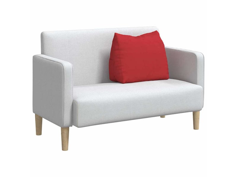  Coussin de dos, coussin de dossier rouge 60 x 20 x 50 cm tissu cf55005  - Conforama C