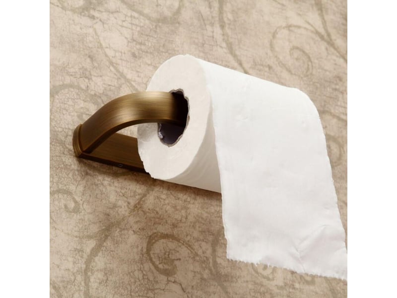  Enowelir dérouleur de papier toilette,antiquité brass  - Conforama C