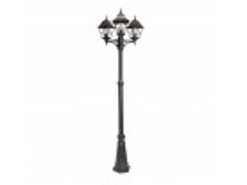 Lampadaire extérieur fabrilamp bootes 3 x e27 marron ip44 153-228 x 62 x 62 cm 149343002 - Conforama B