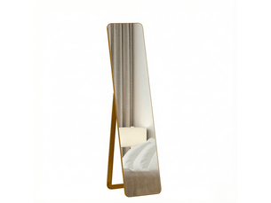 Miroir rectangulaire à poser coloris bois foncé <strong></strong> <strong></strong> - 43 cm x 37 cm