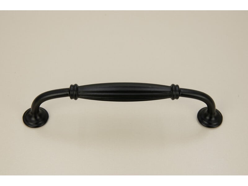  Tireur de meuble métallique noir de 128 mm  - Conforama C
