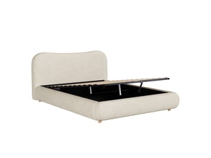 Lit coffre 160x200 cm OOIILLEE   coloris beige