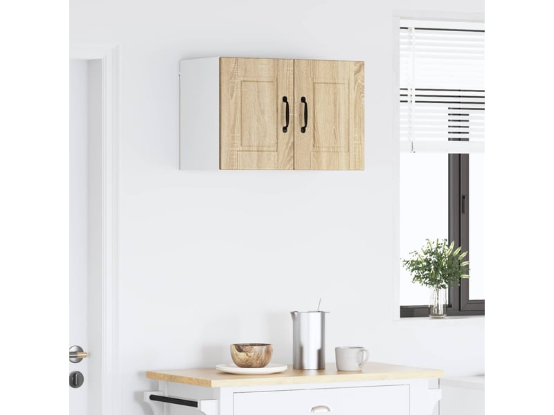  Meuble mural de cuisine | armoire de cuisine 2 pcs chêne sonoma bois d'ingénierie shl6785  - Conforama D