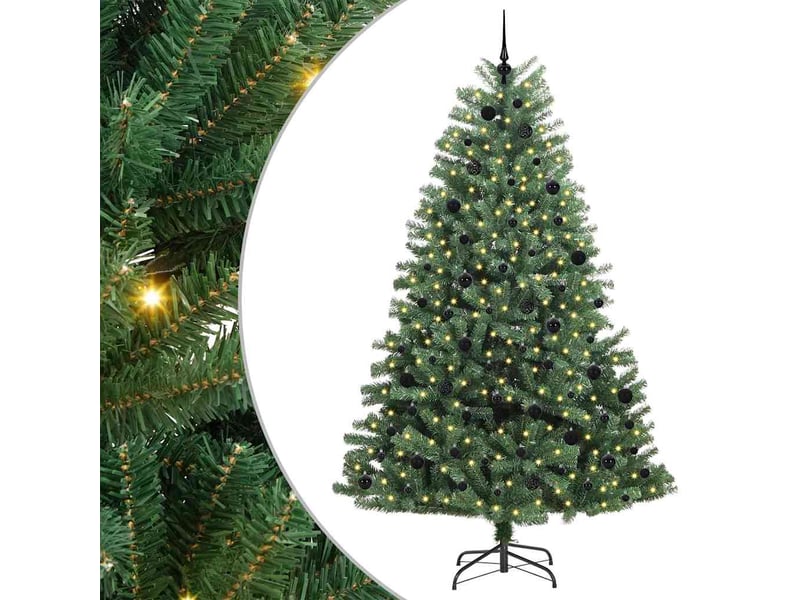 Sapin de noël - arbre de noël artificiel à branches articulées vert 240 cm - Conforama A