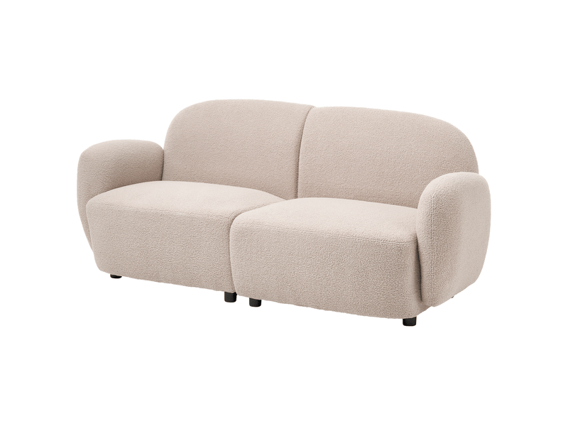  Canapé 3 places jule bouclé beige  - Conforama E