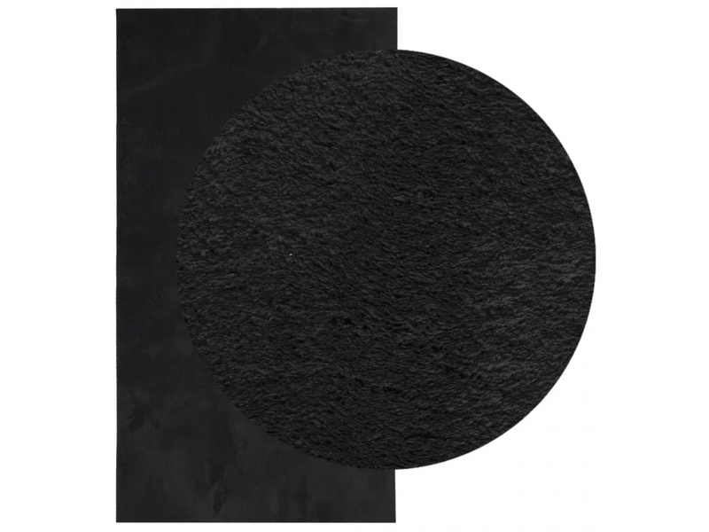  Tapis à poils courts doux et lavable noir 80x150 cm - comfortxl 375109 - Conforama B