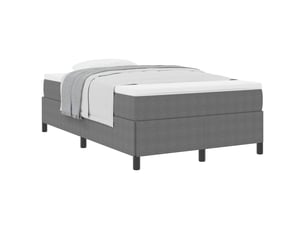 Lit 2 places 120x190cm    coloris gris