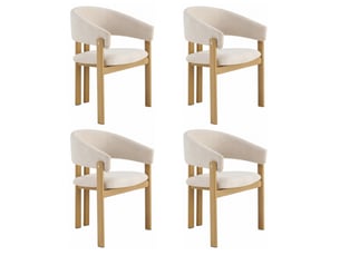 Chaises avec accoudoirs 6 pièces, métal et lin