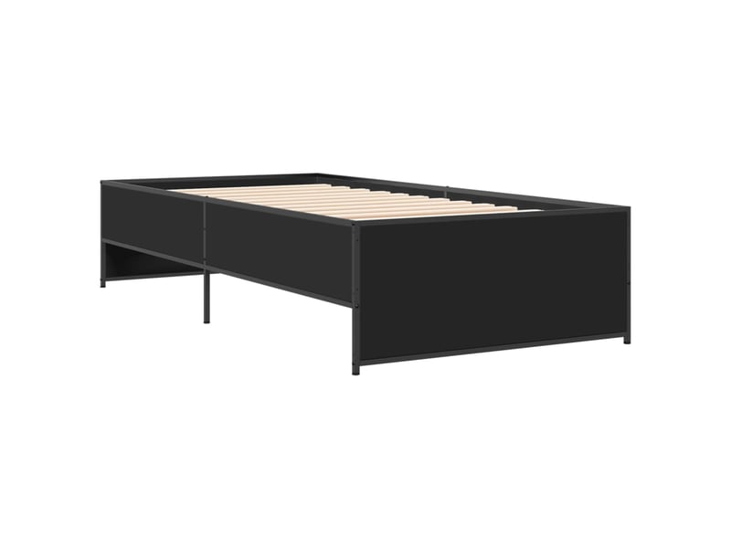  Lit simple- lit adulte -  cadre de lit sans matelas noir 100x200 cm  - Conforama A