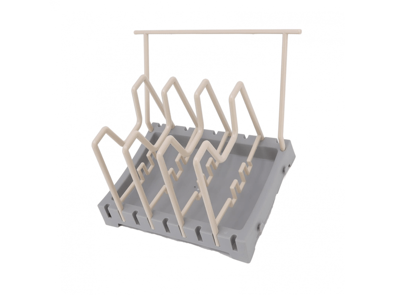  Support pour couvercle de casserole en polypropylène, gain de place, base stable et antidérapante, large application, organiseur de planche à découper  - Conforama E