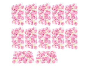 Mur de fleurs artificielles, 12 fleurs mariages, rue, fond mural, 40 x 60 cm, mariages, fêtes, décoration maison, rose
