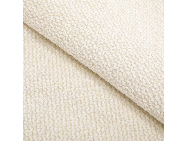  Fauteuil pivotant en velours bouclé crème aspen APF25VBCR - Conforama C