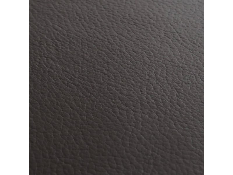  Fauteuil de relaxation avec accoudoirs et repose-pieds en véritable marron et bois 04_0007823  - Conforama B