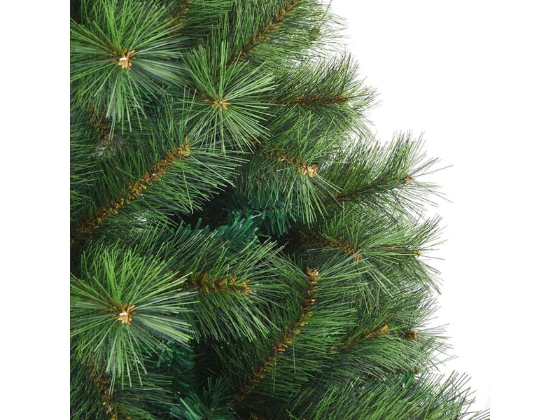  Sapin de noël artificiel, arbre de noël à branches articulées vert 210 cm shl643  - Conforama E