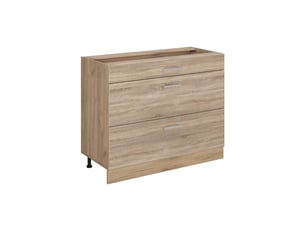 Vicco meuble cuisine, sonomachêne doré, 100cm sans plan de travail