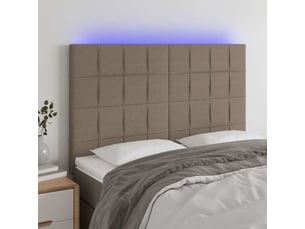 Tete de lit A poser largeur 144 cm   taupe