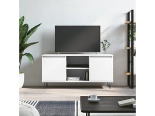 Meuble tv coloris blanc 104 cm <strong></strong>  <strong></strong>
