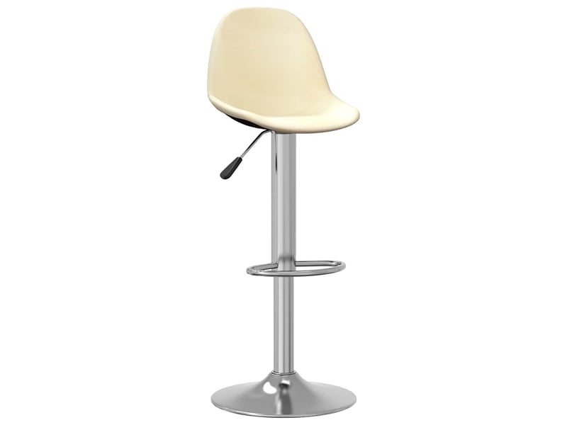  Lot de 2 tabouret de bar, chaise de bar crème tissu shl29929  - Conforama A