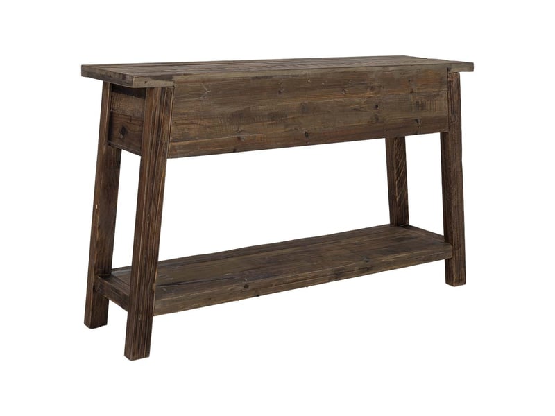  Console d'entrée en bois marron 125x35x76 cm h  - Conforama D