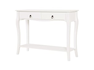 Console 2 tiroir(s)  coloris blanc <strong></strong> <strong></strong>