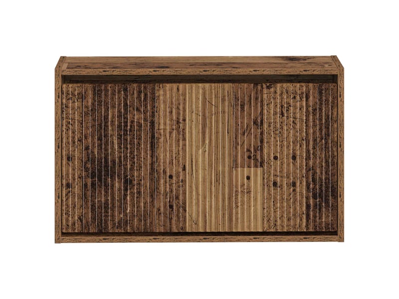  Meuble à chaussures mural, armoire à chaussures arnhem 71x17x43 cm bois ancien  - Conforama D