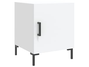 Table de chevet - cabinet de chevet - table de nuit blanc 40x40x50 cm bois d’ingénierie