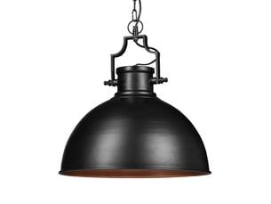 Lampe à suspension industrielle rétro 155 x 40,5 x 40,5 cm éclairage dirigé ambiance vintage en fer noir 13_0005261