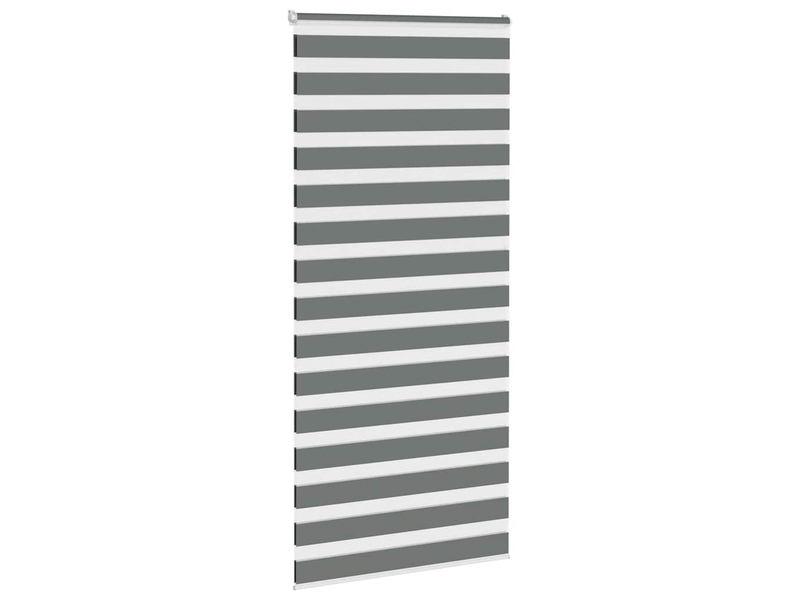 Store zèbre, store de fenêtre gris foncé largeur du tissu 100,9 cm polyester cf48542 - Conforama C