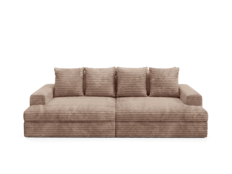  Canapé caldo tilia à confort élevé couleur : tilia beige  - Conforama B