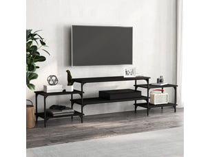 Meuble tv coloris noir 197 cm <strong></strong>  <strong></strong>